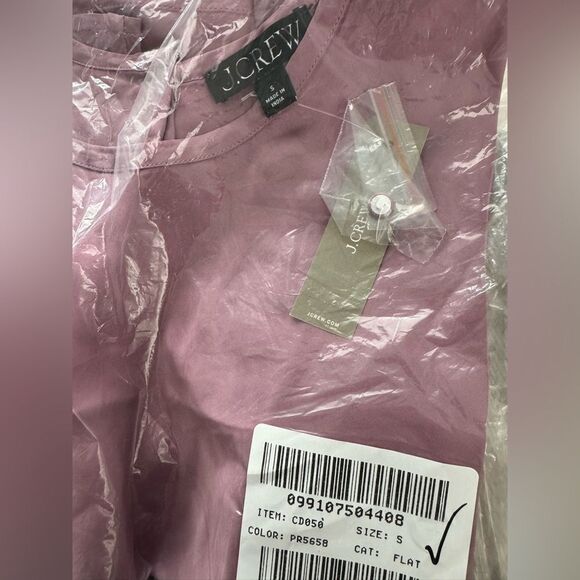 NWT J CREW Drapey T-shirt top in Mauve pink - Picture 6 of 6